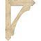 Ekena Millwork Legacy Arts & Crafts Rough Sawn Bracket, Douglas Fir, 6"W x 34"D x 46"H BKT06X34X46LEC03RDF - alternate 4